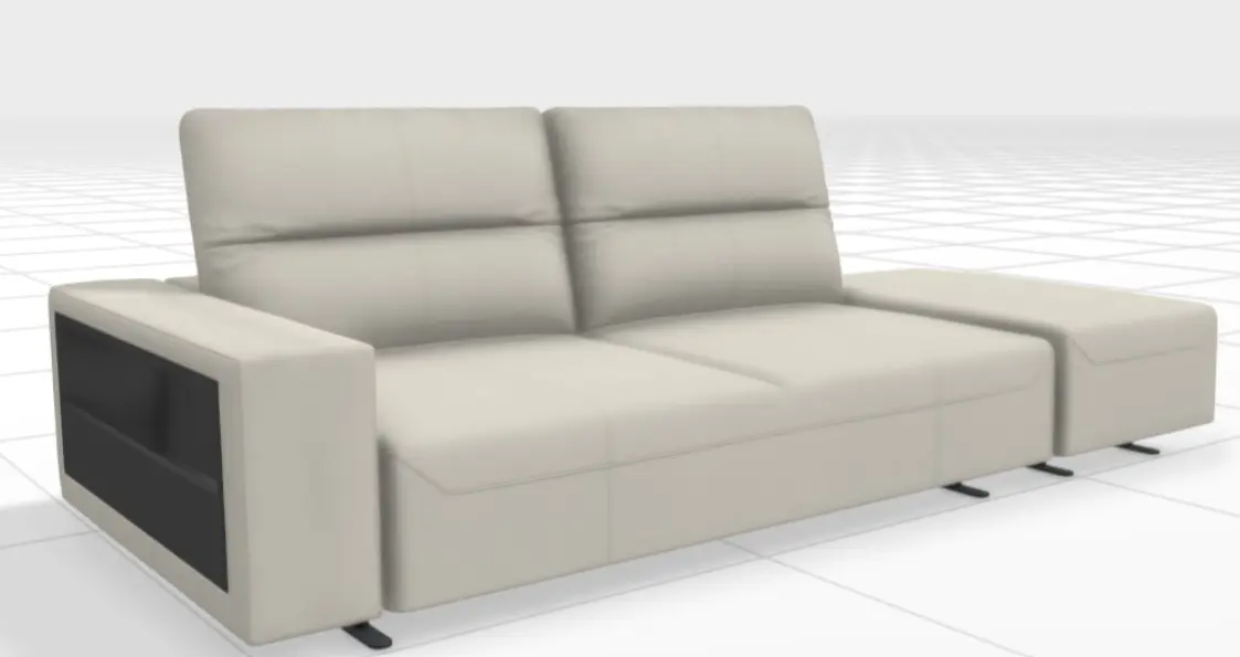 Sofas Hamptonソファ・オットマン付き