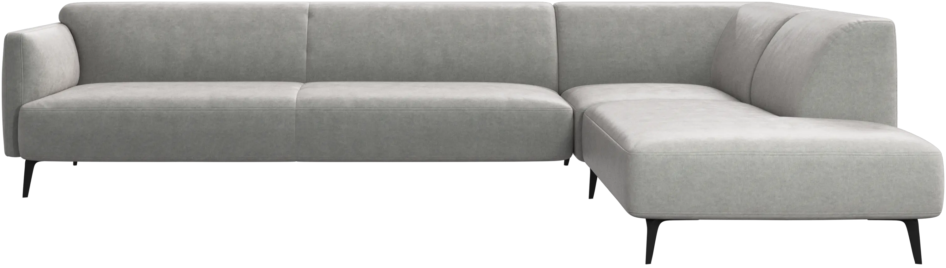 Modena corner sofa with lounging unit
