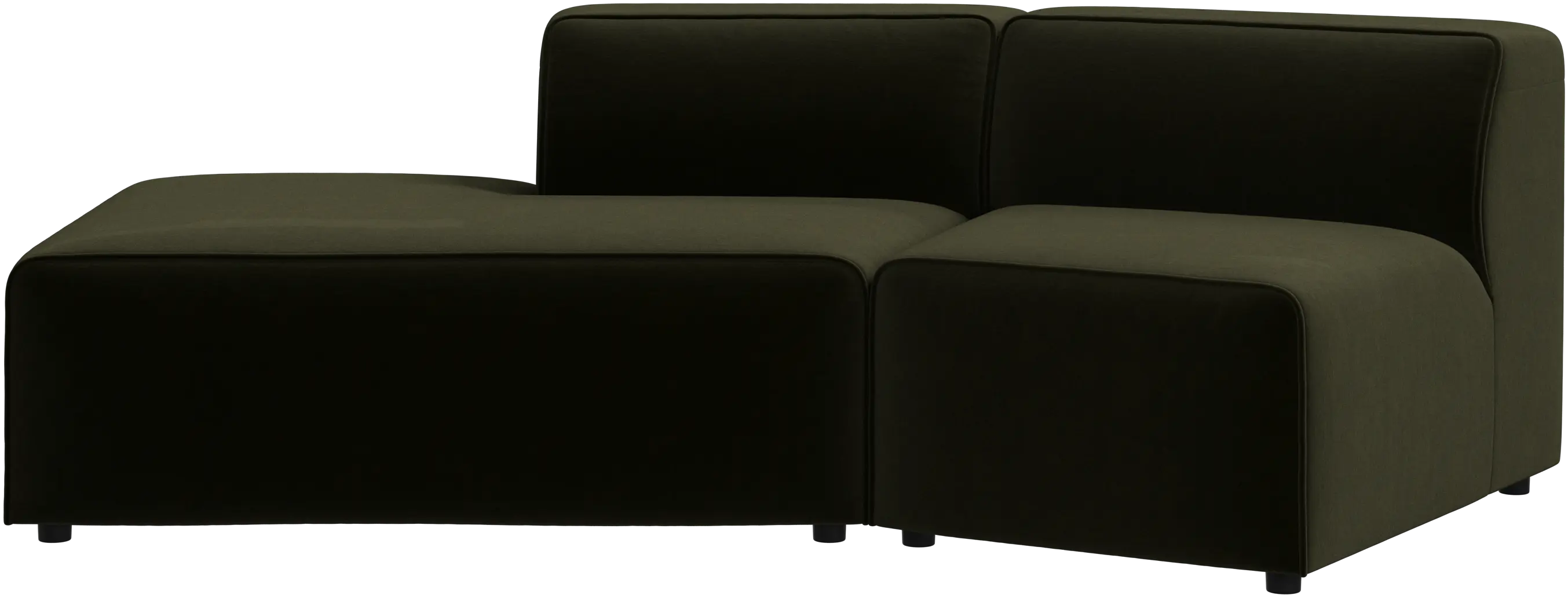 Carmo lounge-element, gebogen, links