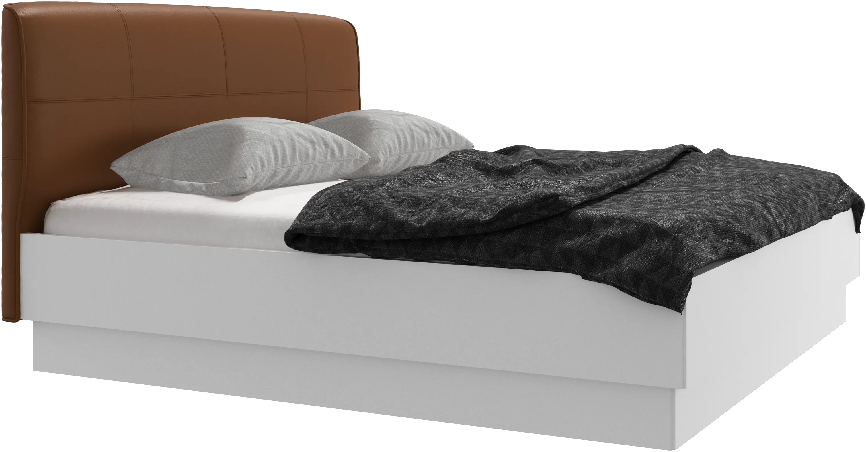 Houston, upholstered bed with storage