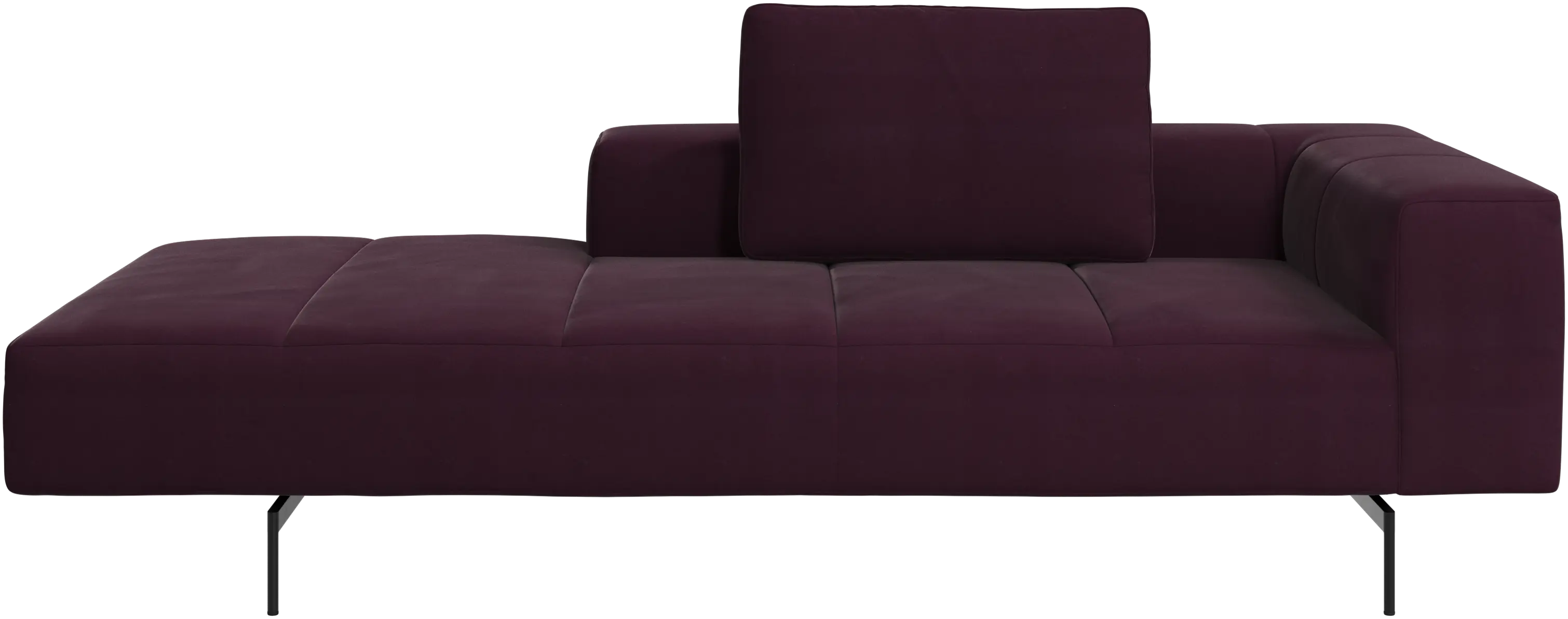 Amsterdam Iounging module for sofa, armrest right, open end left
