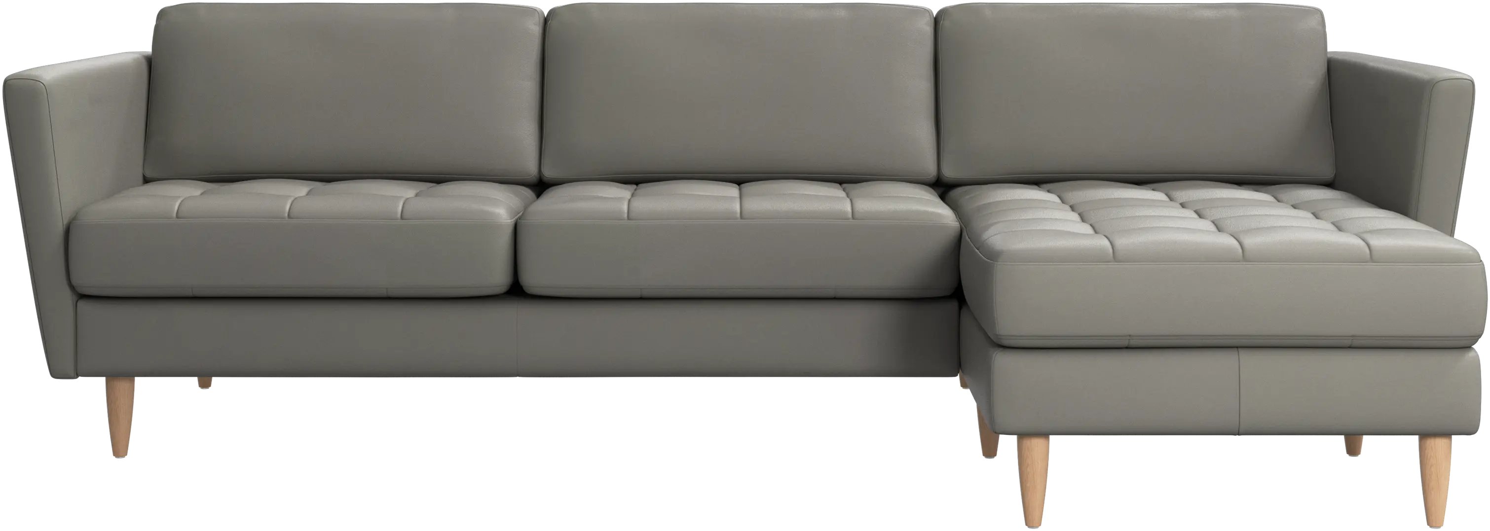Osaka sofa with resting unit, tufted seat