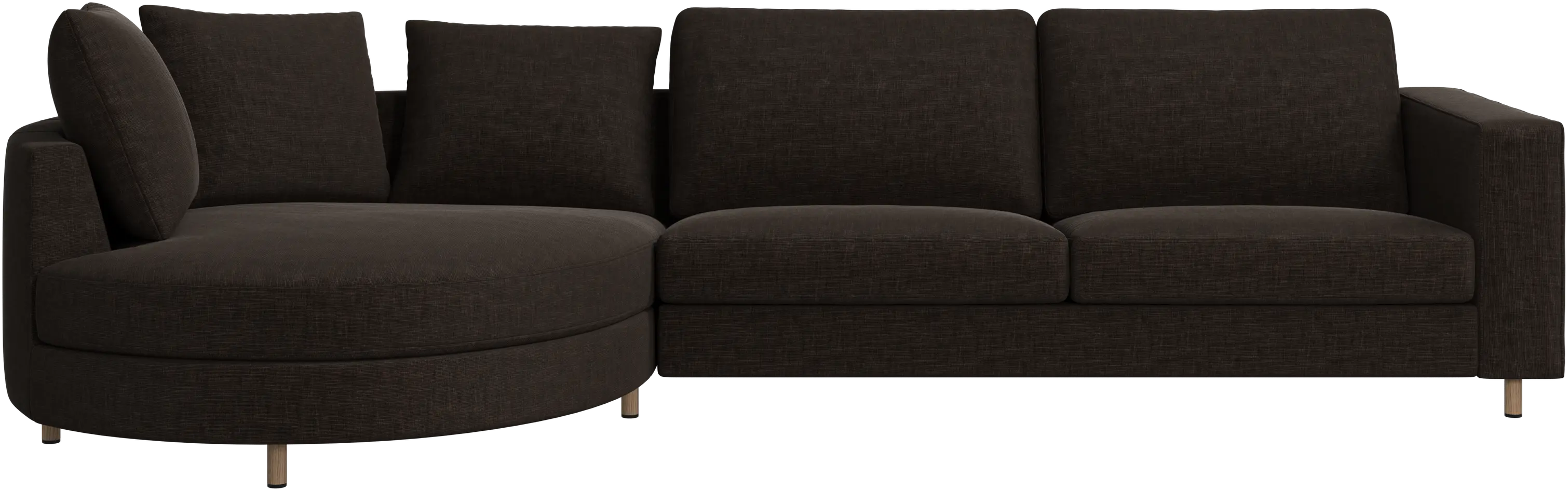 Indivi sofa with chaise longue left