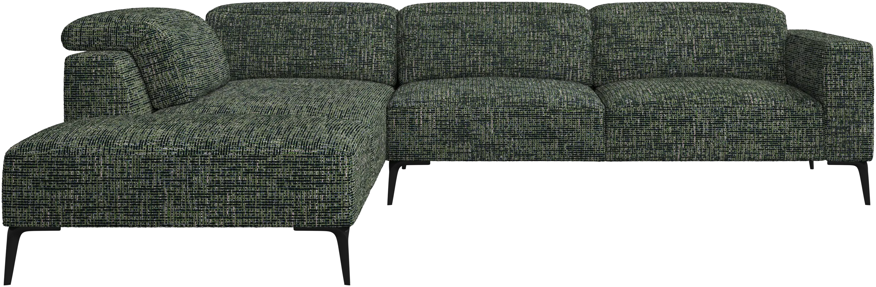 Zürich corner sofa with lounging unit