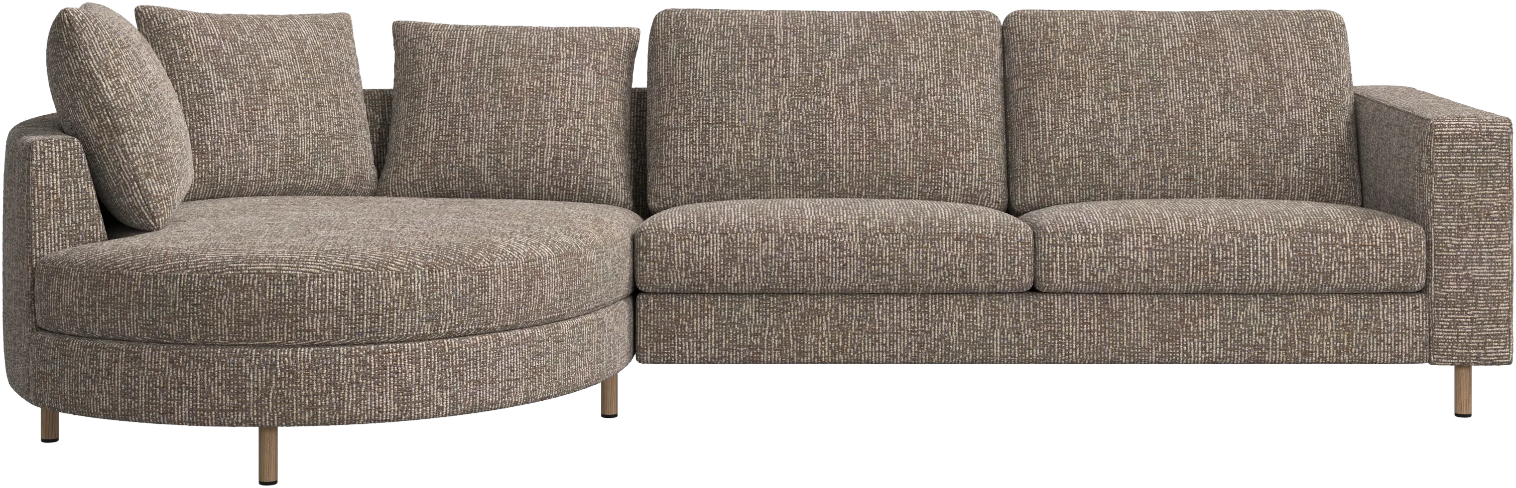 Indivi sofa with chaise longue left