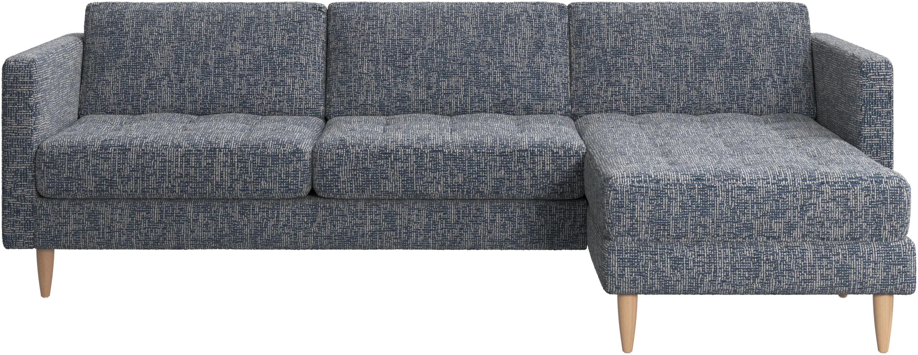 Osaka sofa with resting unit, tufted seat