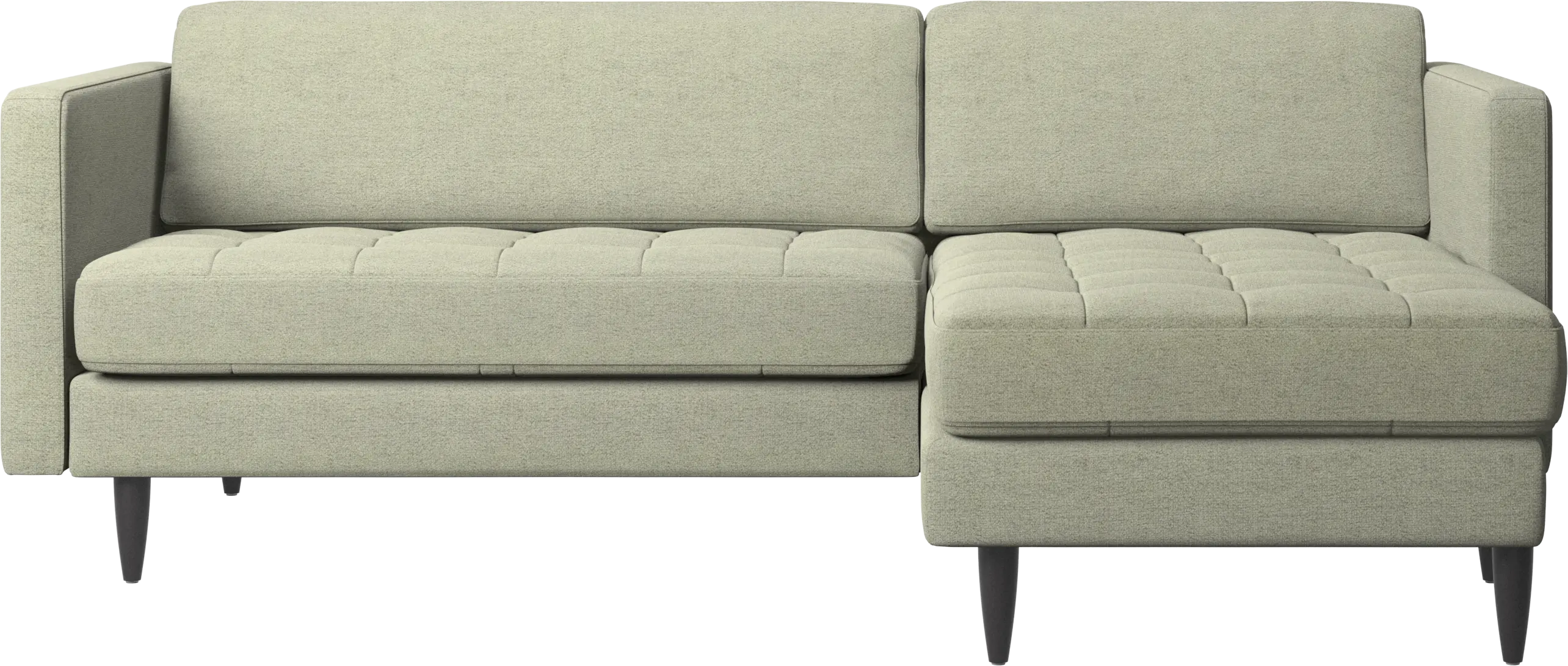 Osaka sofa with resting unit, tufted seat