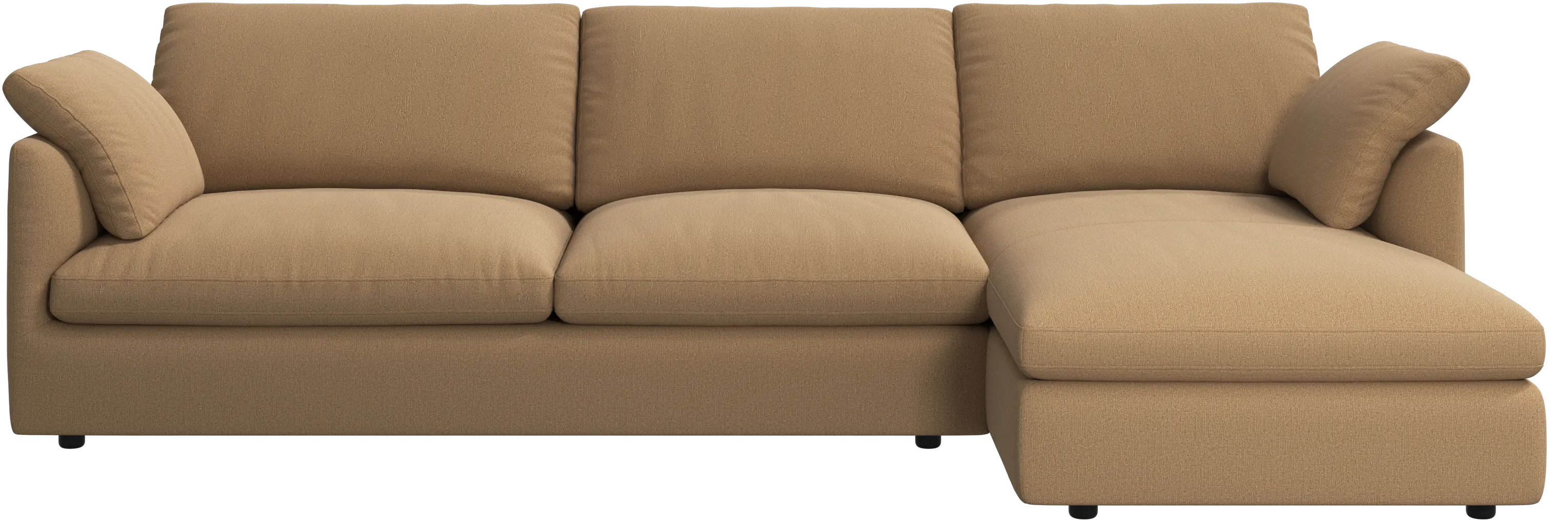 Milano sofa with chaise longue right