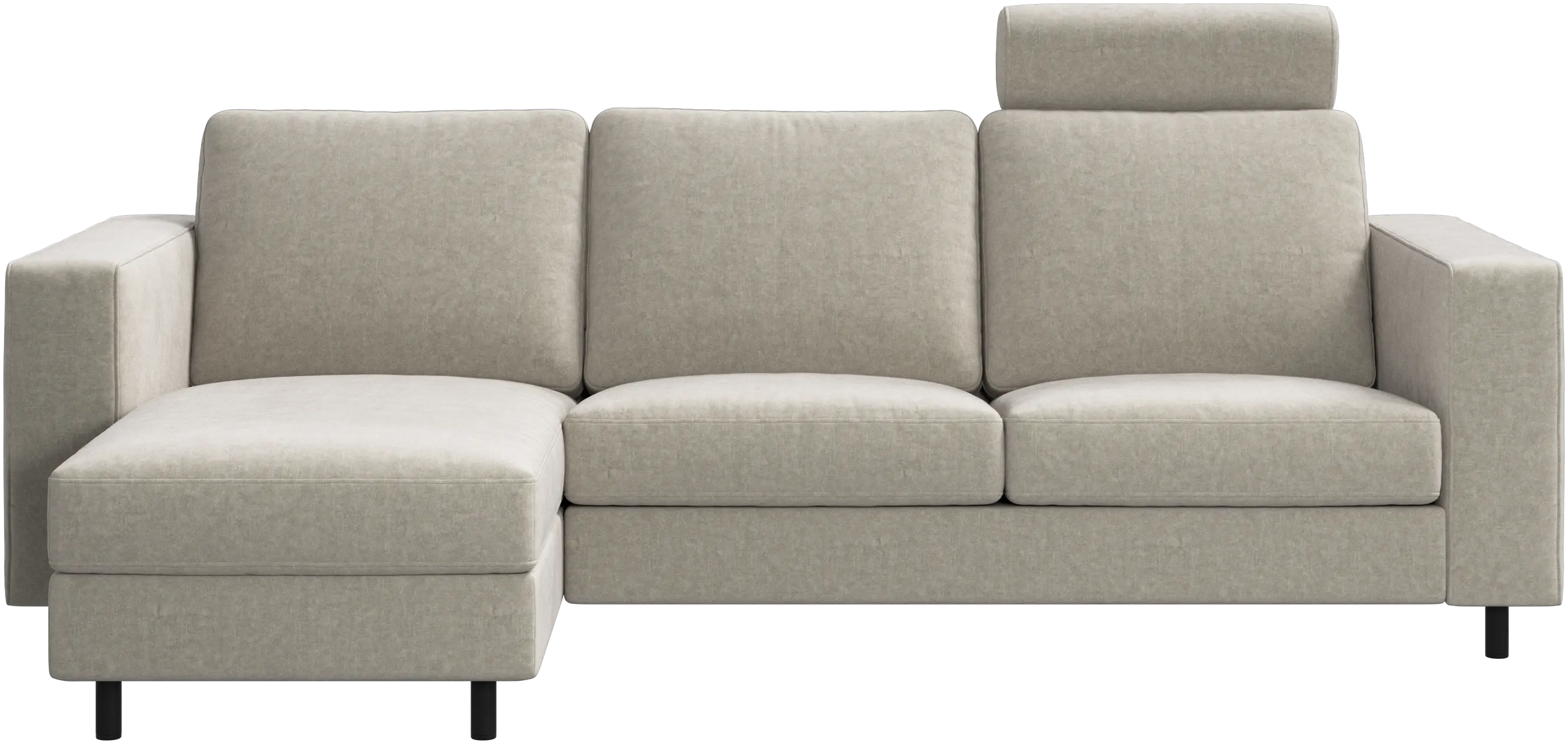 Sofá Indivi con módulo chaise-longue a la izquierda