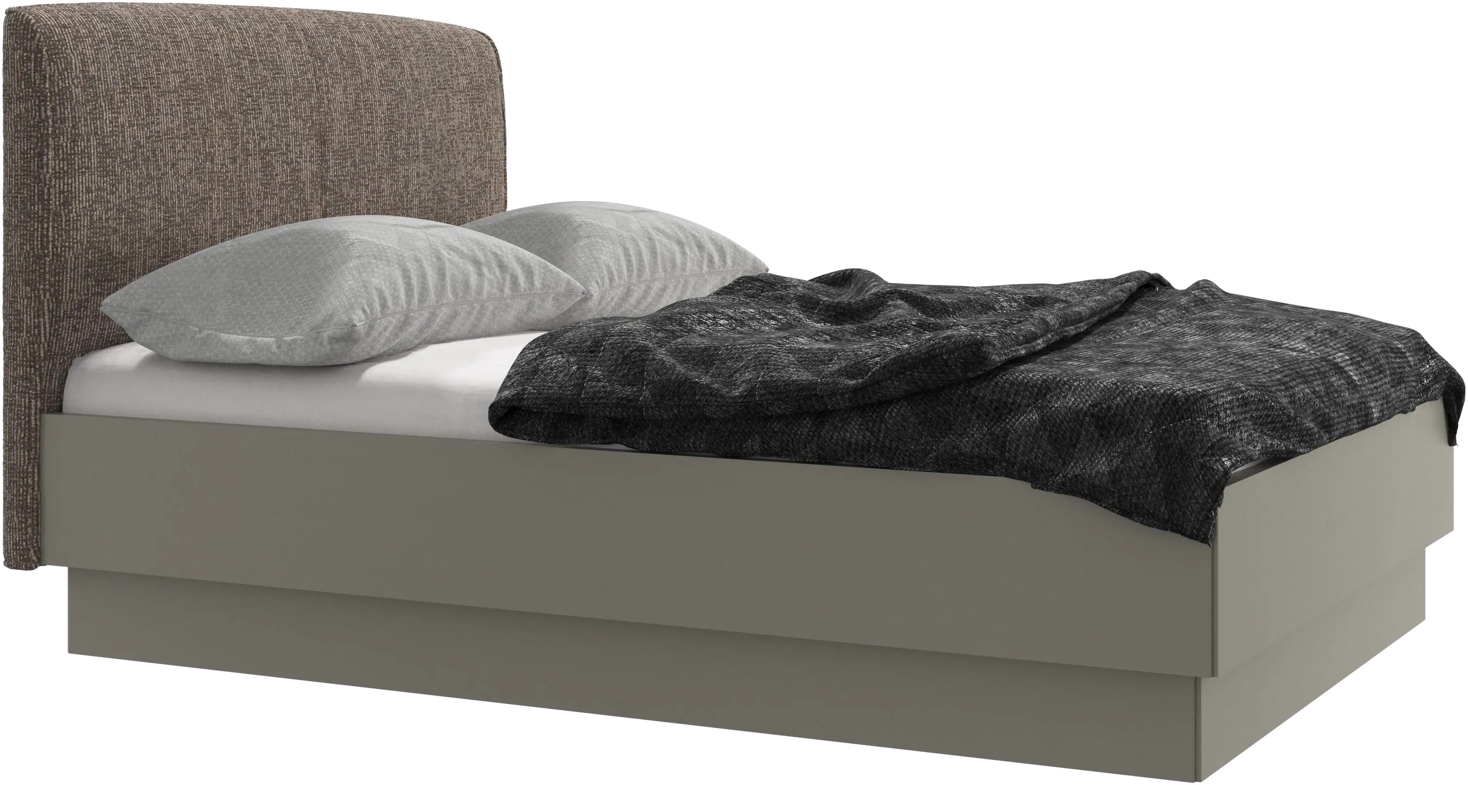 Houston, cama tapizada con almacenamiento