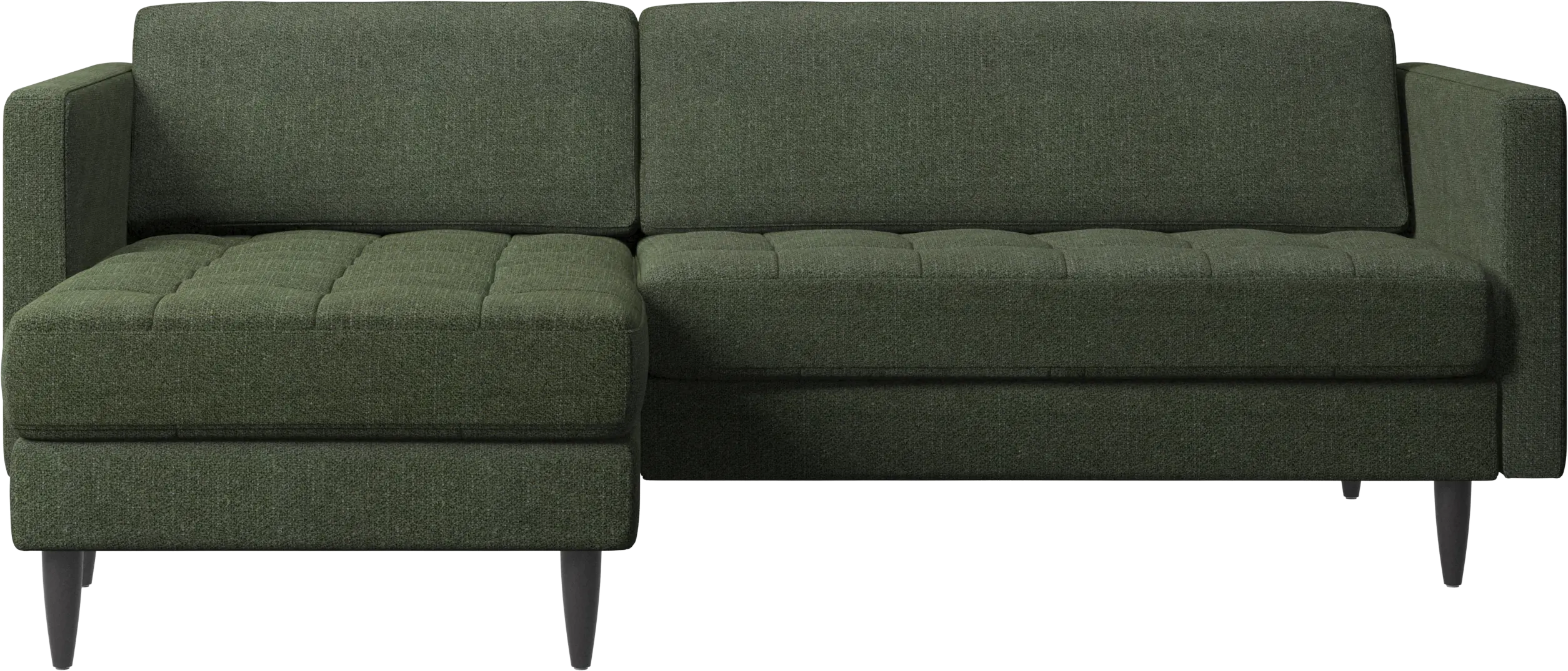 Osaka sofa with resting unit, tufted seat