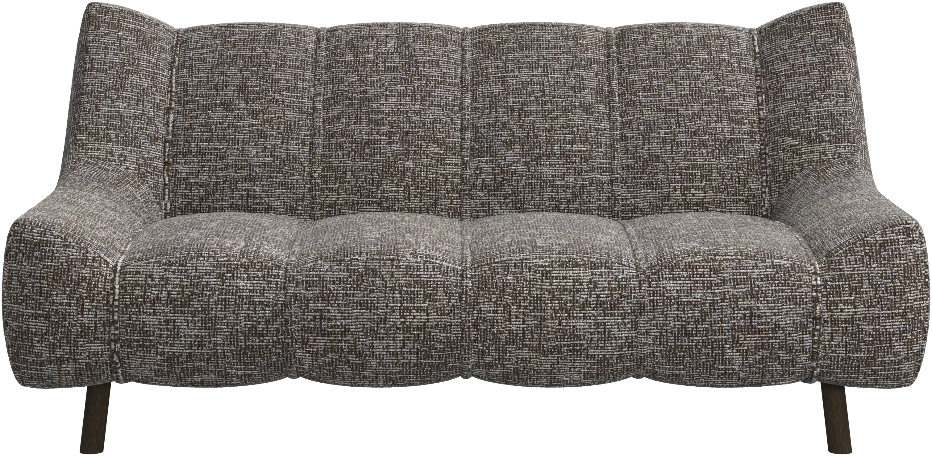 Canapé 2 places Nawabari, jambe en bois