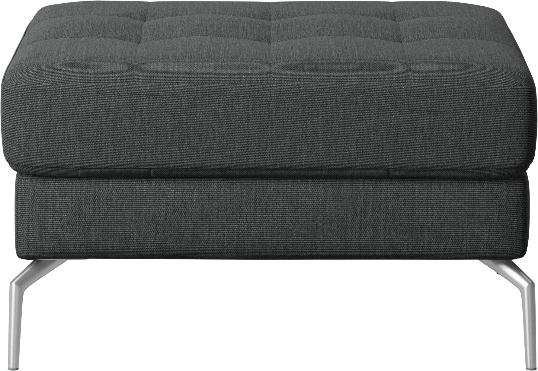 Osaka footstool, tufted seat