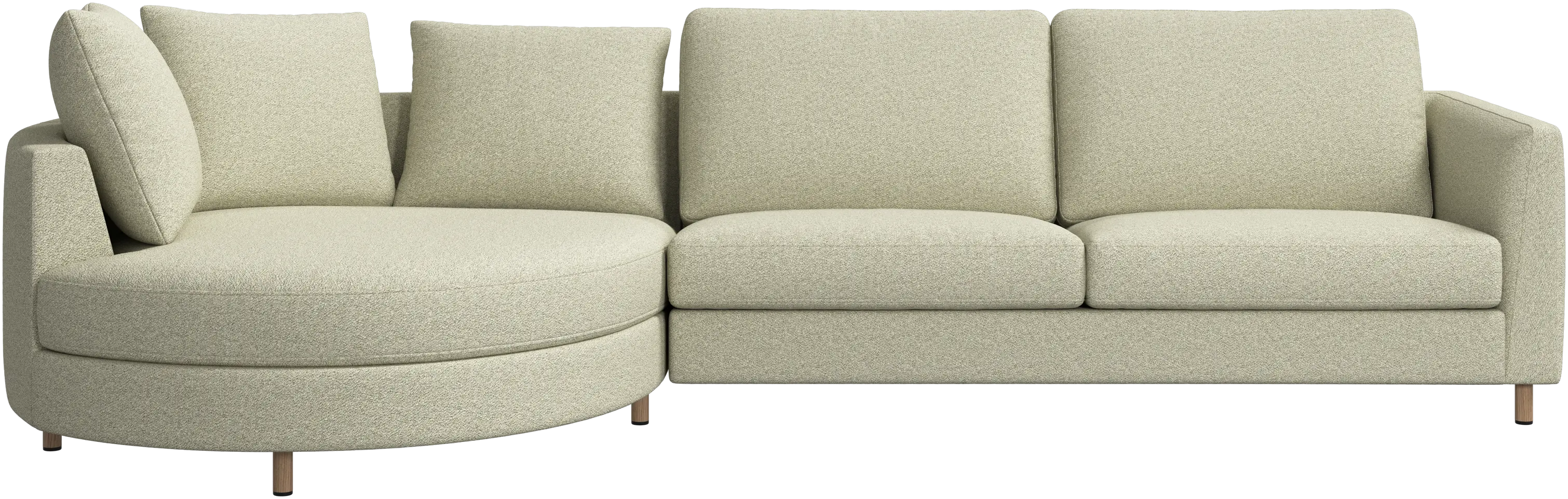 Indivi sofa with chaise longue left