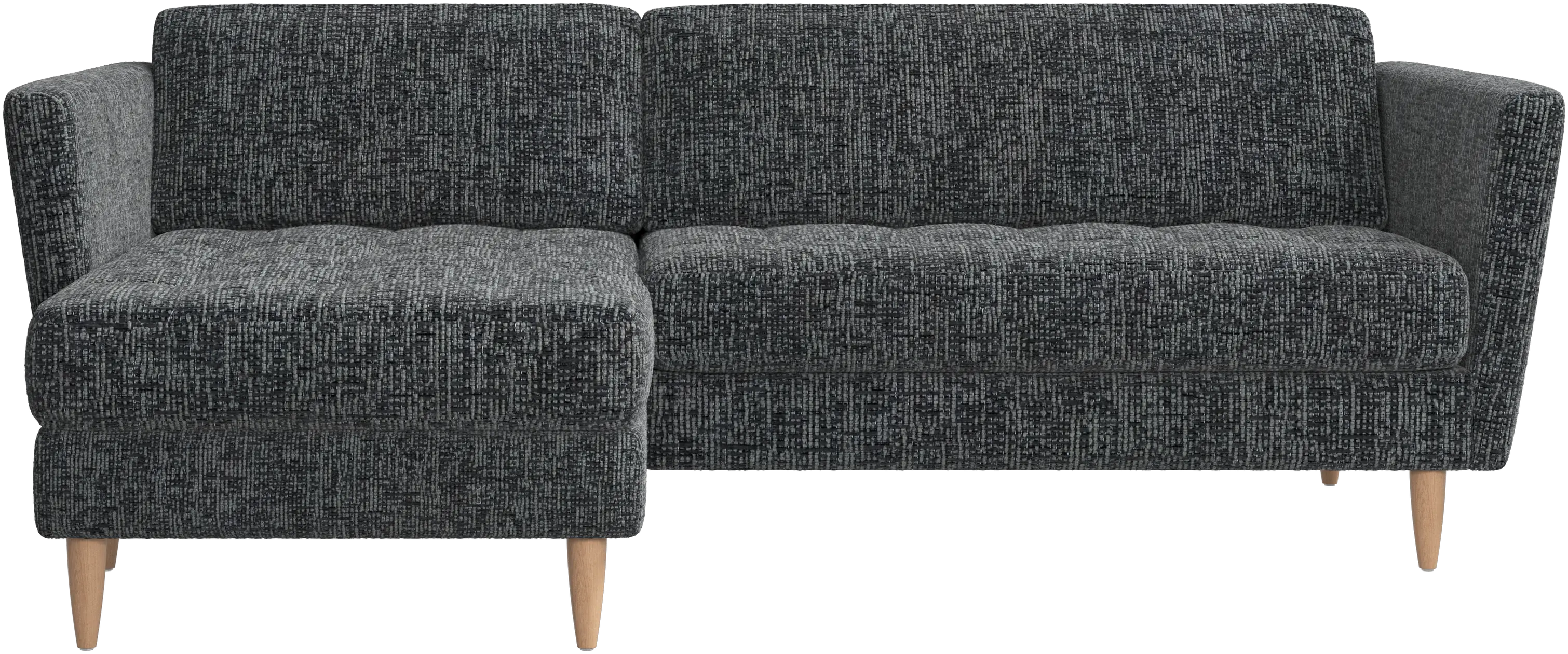 Osaka sofa with resting unit, tufted seat