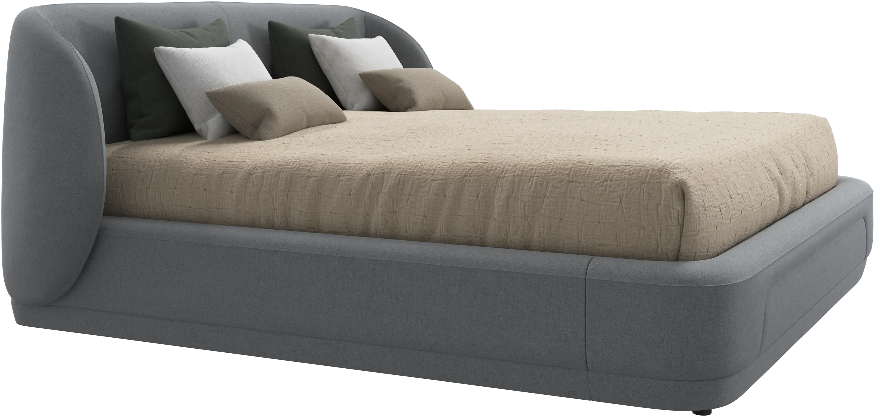 Bolzano bed with slats - W193xL203cm