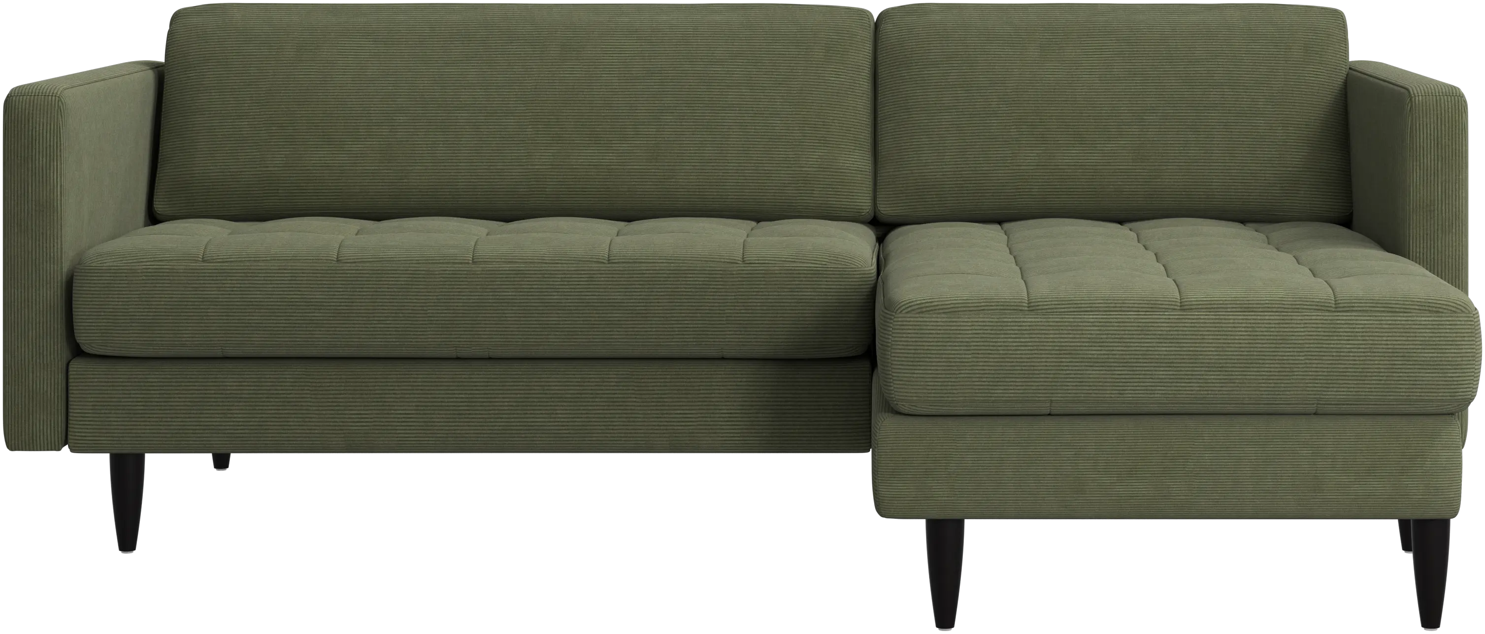 Osaka sofa with resting unit, tufted seat