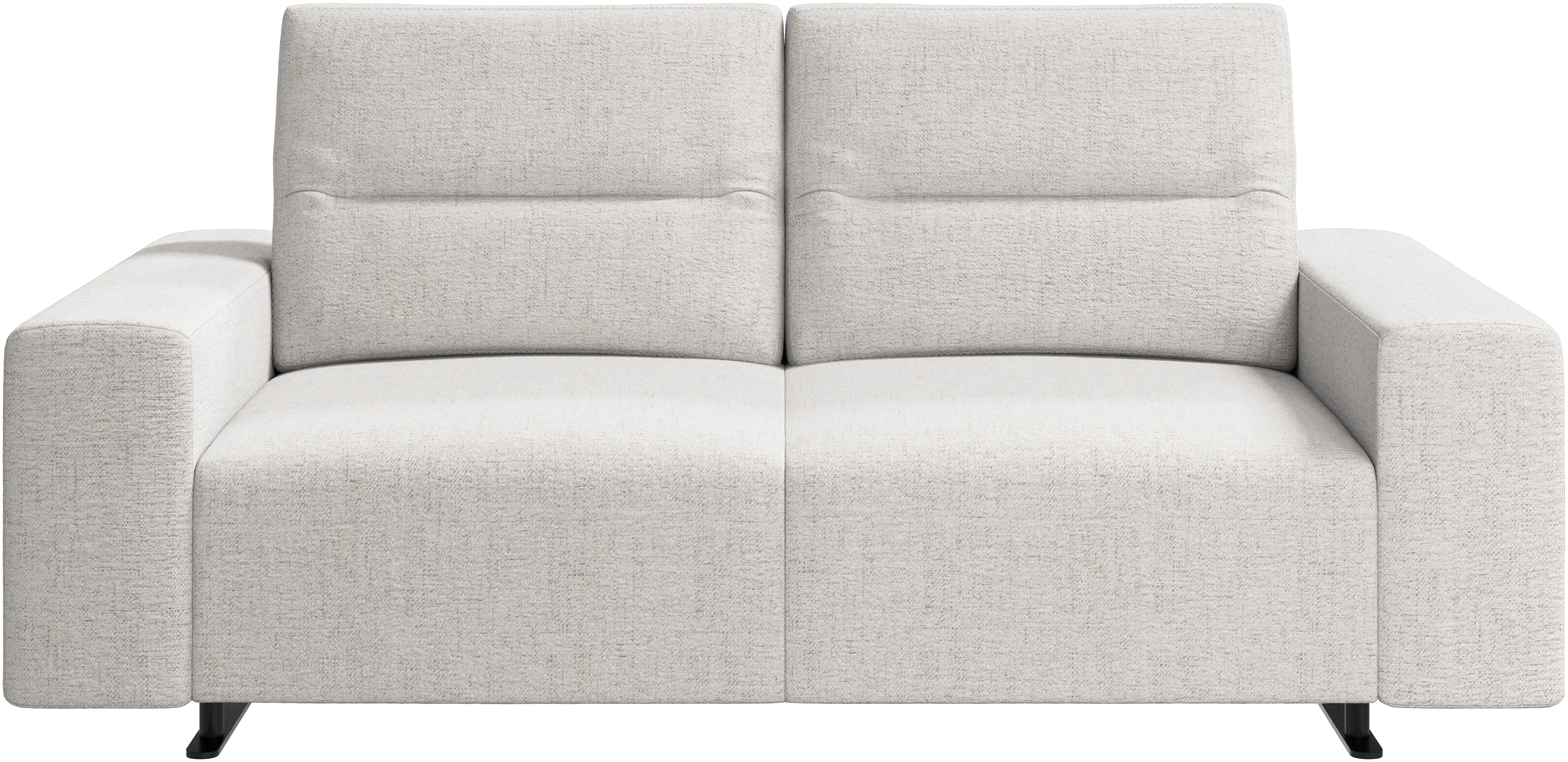 Hampton sofa with adjustable back and storage on the left side