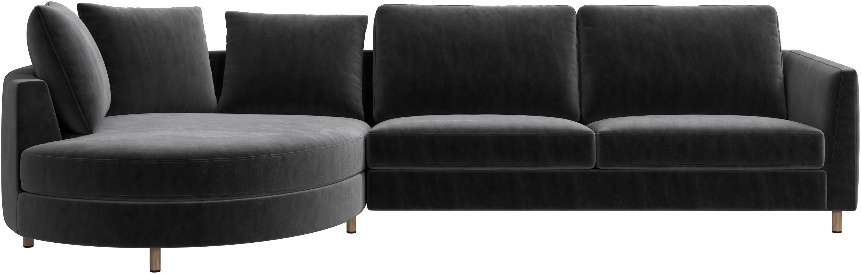 Indivi sofa with chaise longue left