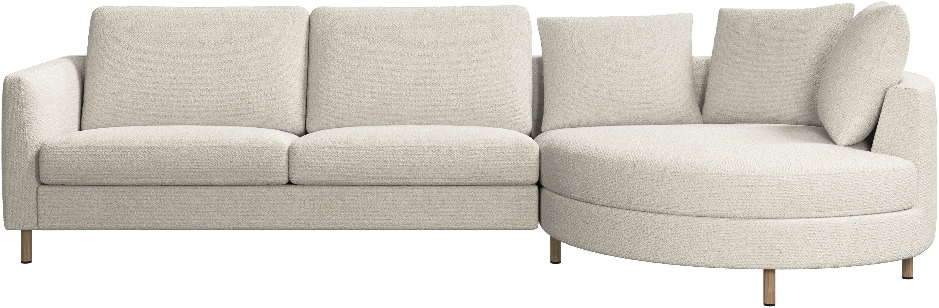 Sofá Indivi con módulo chaise-longue a la derecha