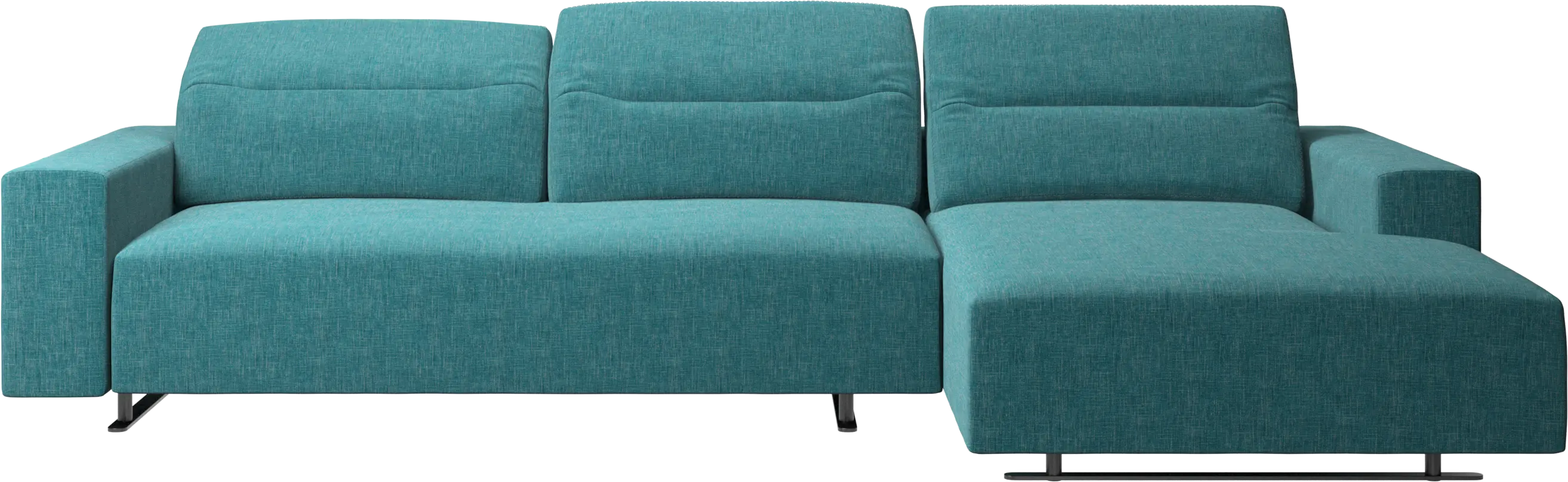 Hampton-zitbank met verstelbare rugleuning en relaxunit rechts