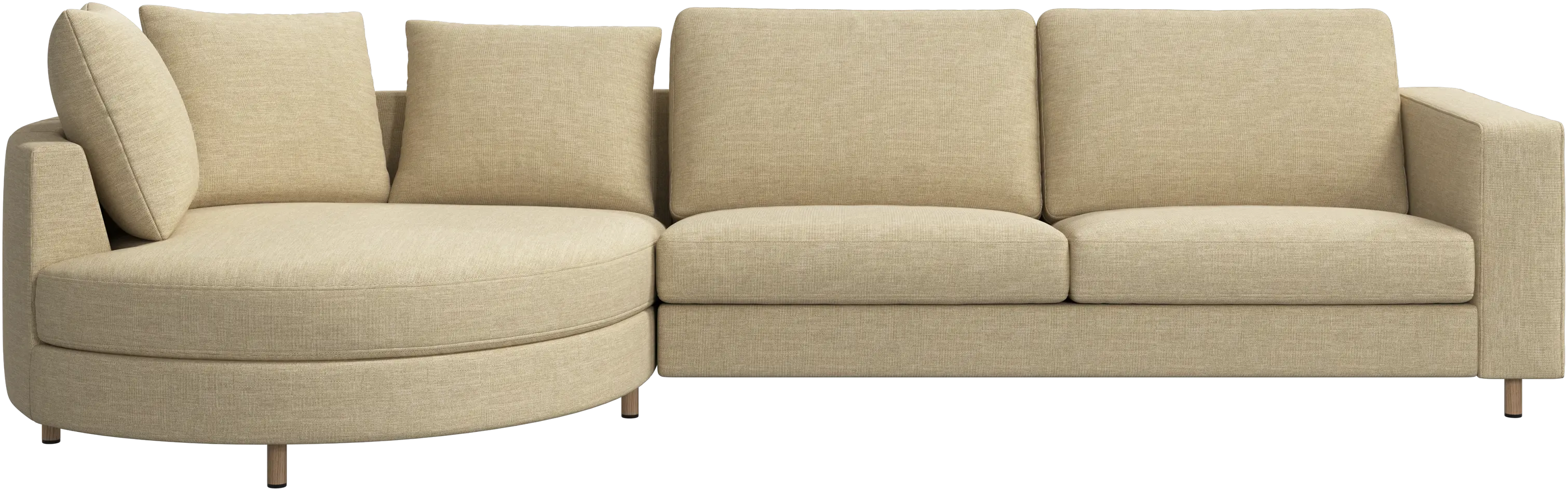 Indivi sofa with chaise longue left