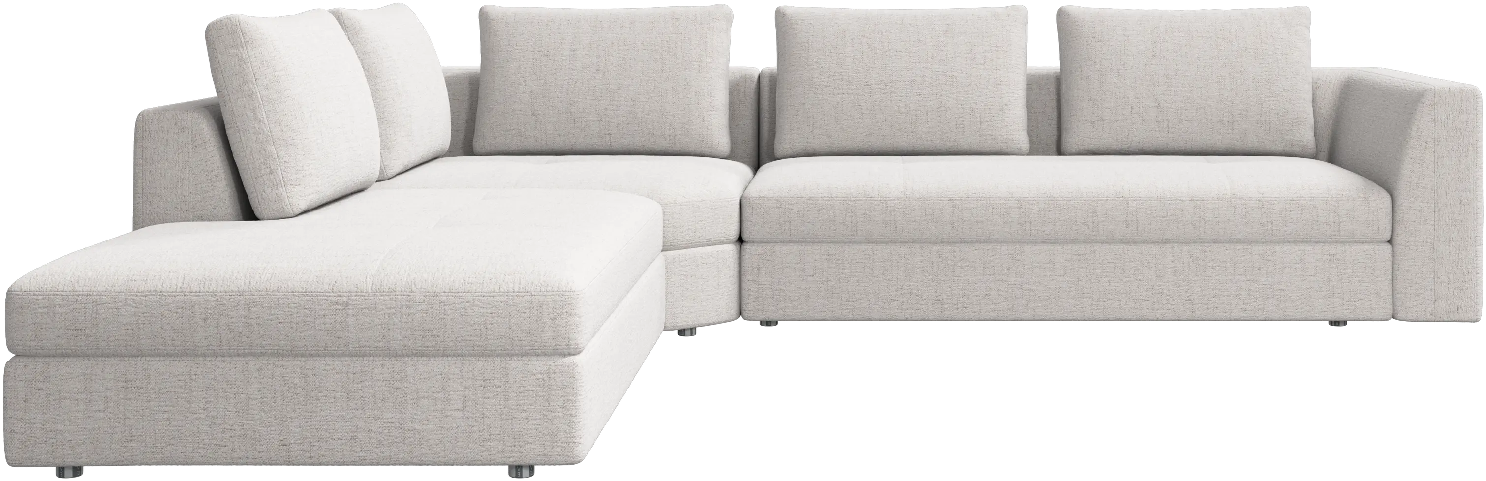 Bergamo corner sofa with lounging unit