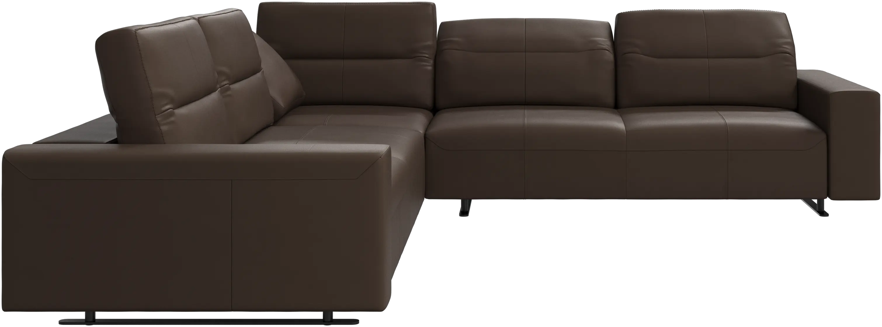 Hampton corner sofa with adjustable back