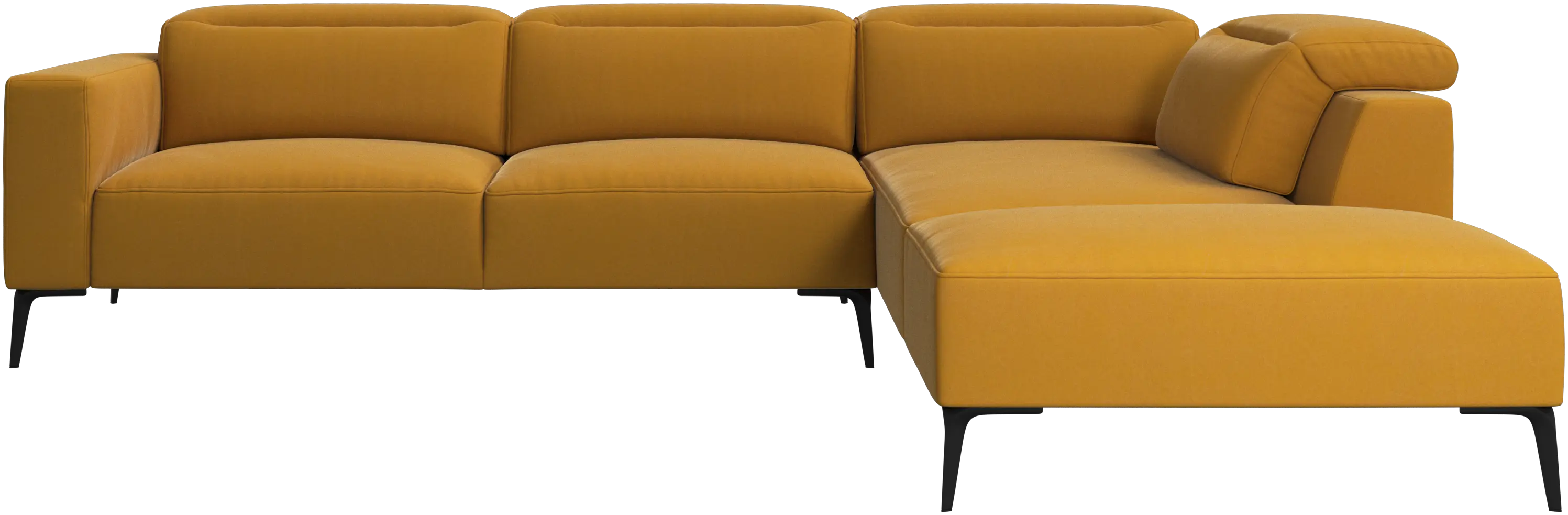 Zürich corner sofa with lounging unit
