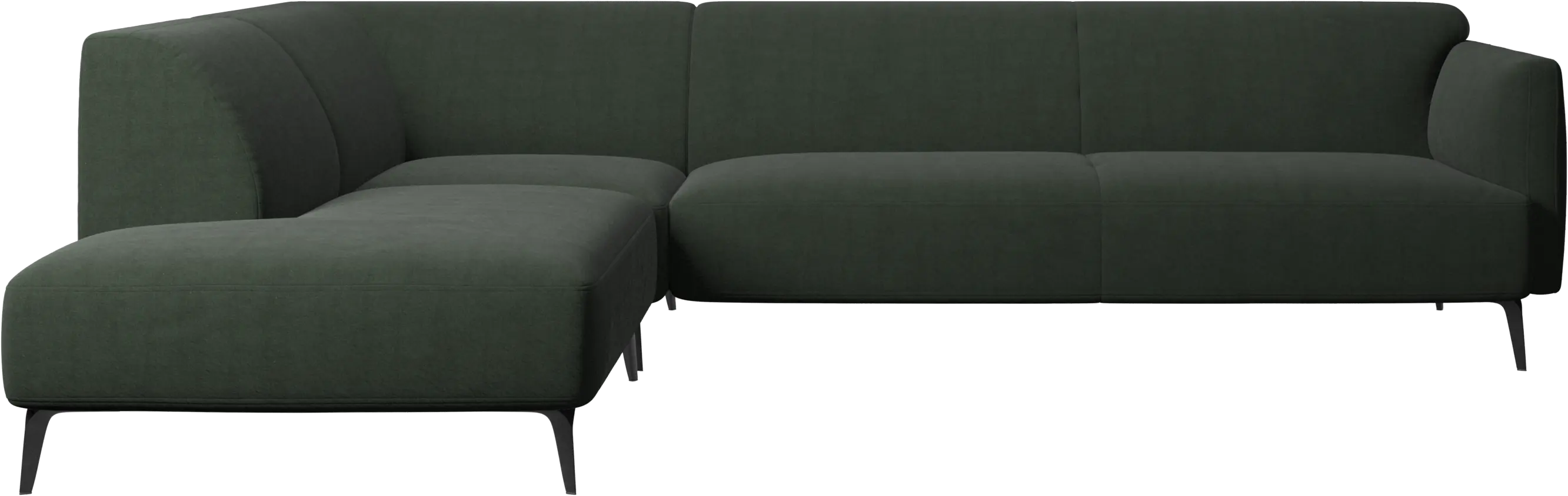 Modena corner sofa with lounging unit