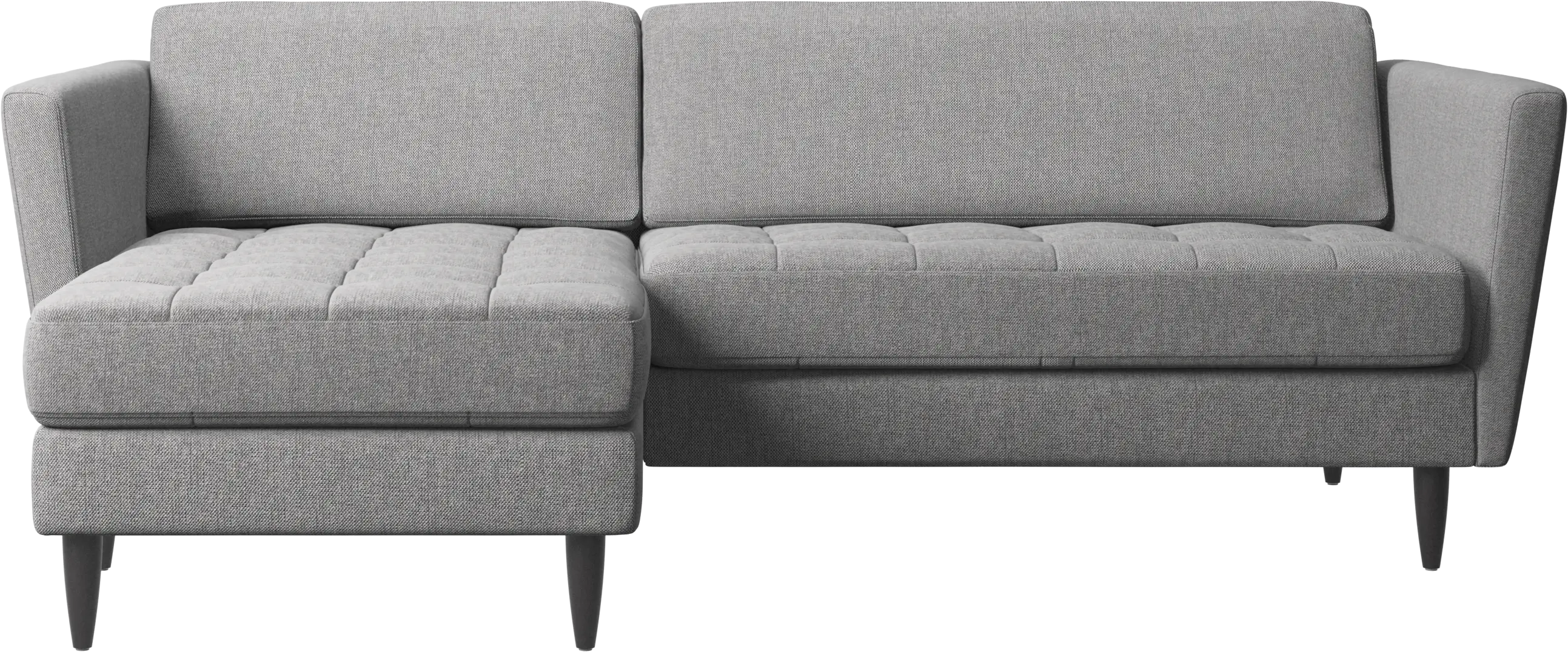 Osaka sofa with resting unit, tufted seat