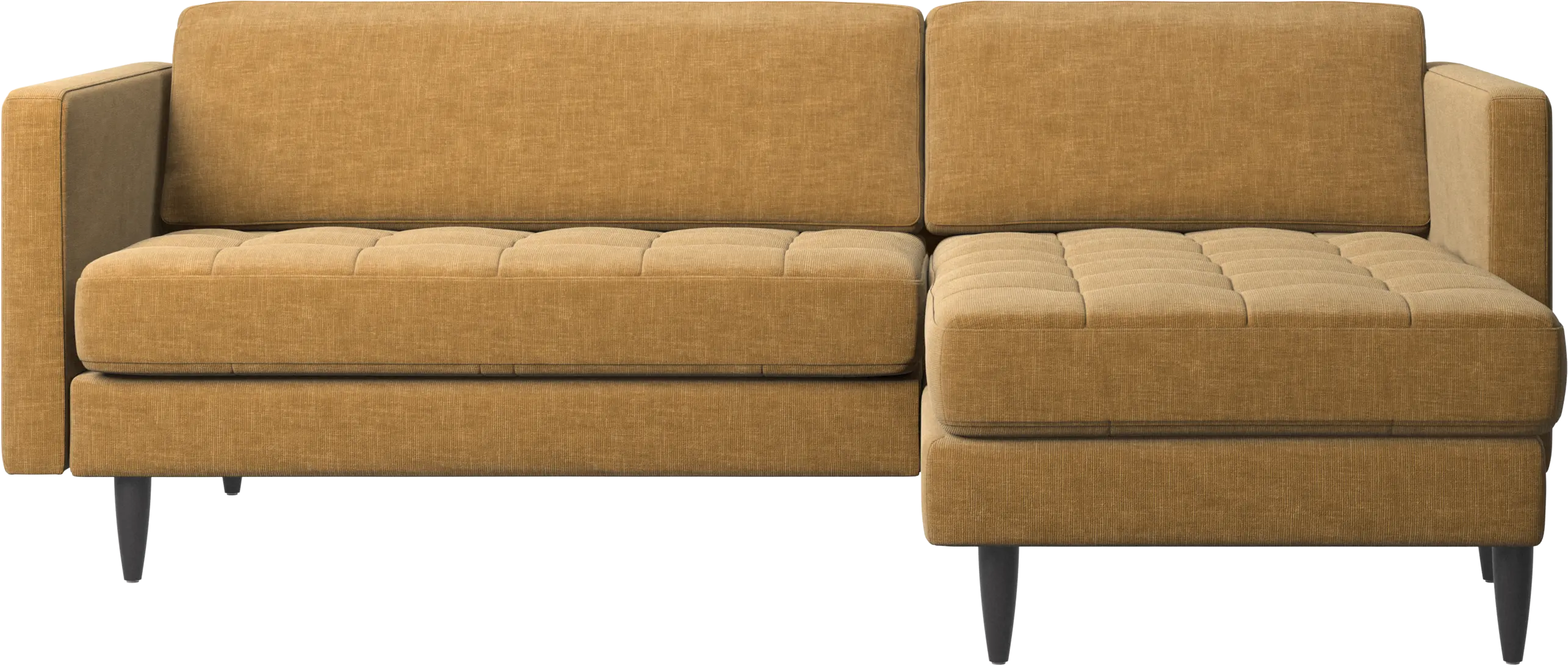 Osaka sofa with resting unit, tufted seat