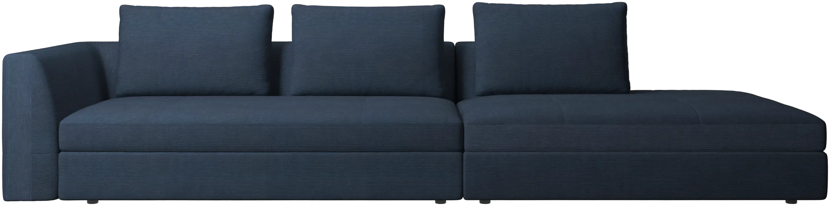 Bergamo sofa with lounging unit