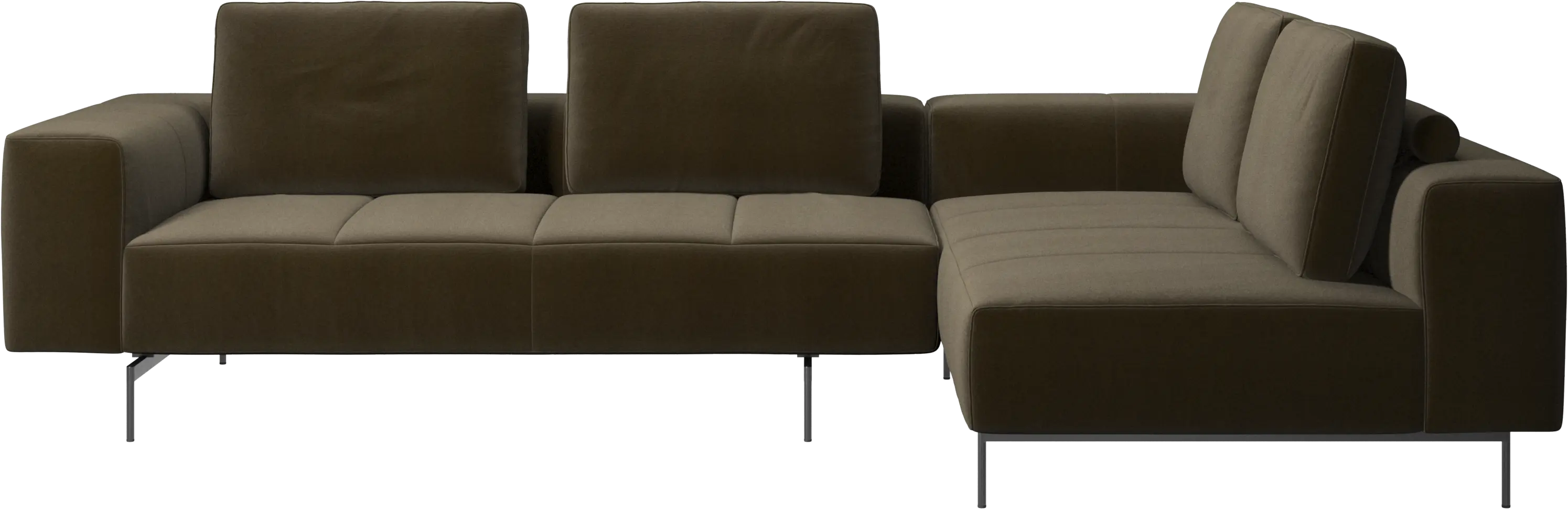 Amsterdam corner sofa with lounging unit