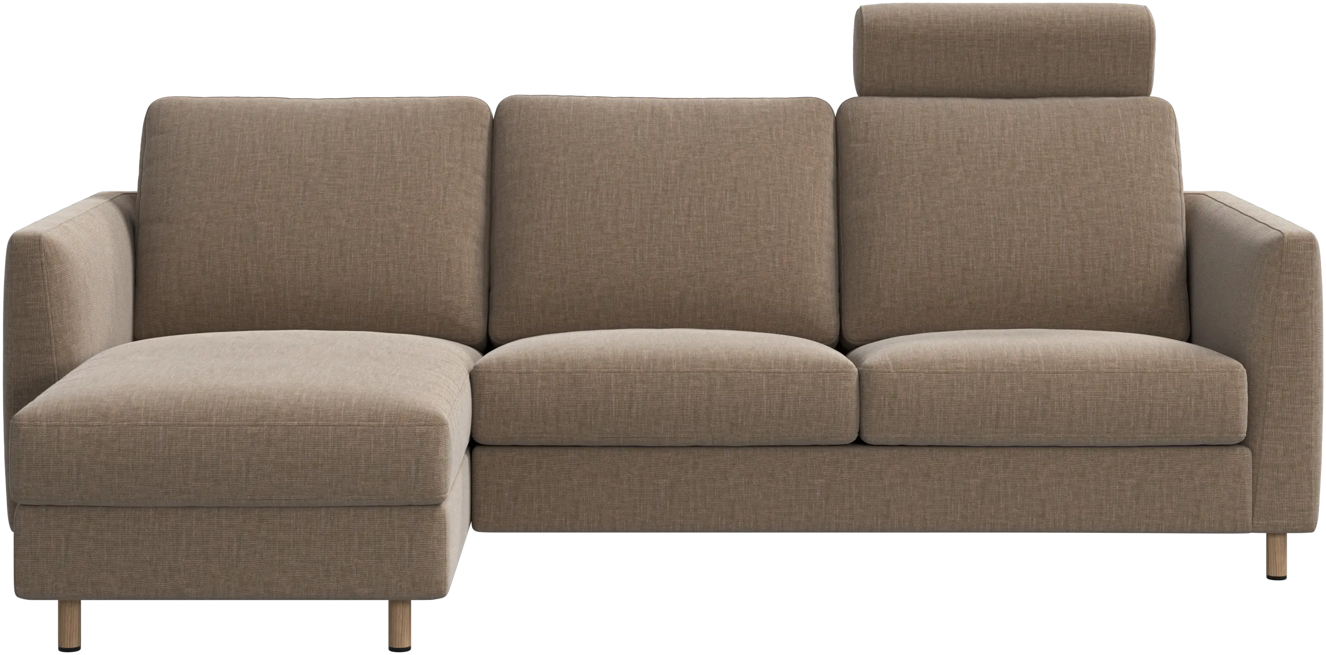 Indivi sofa with chaise longue left
