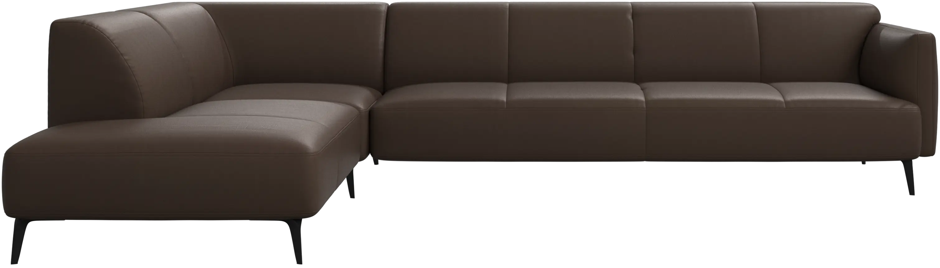 Modena corner sofa with lounging unit