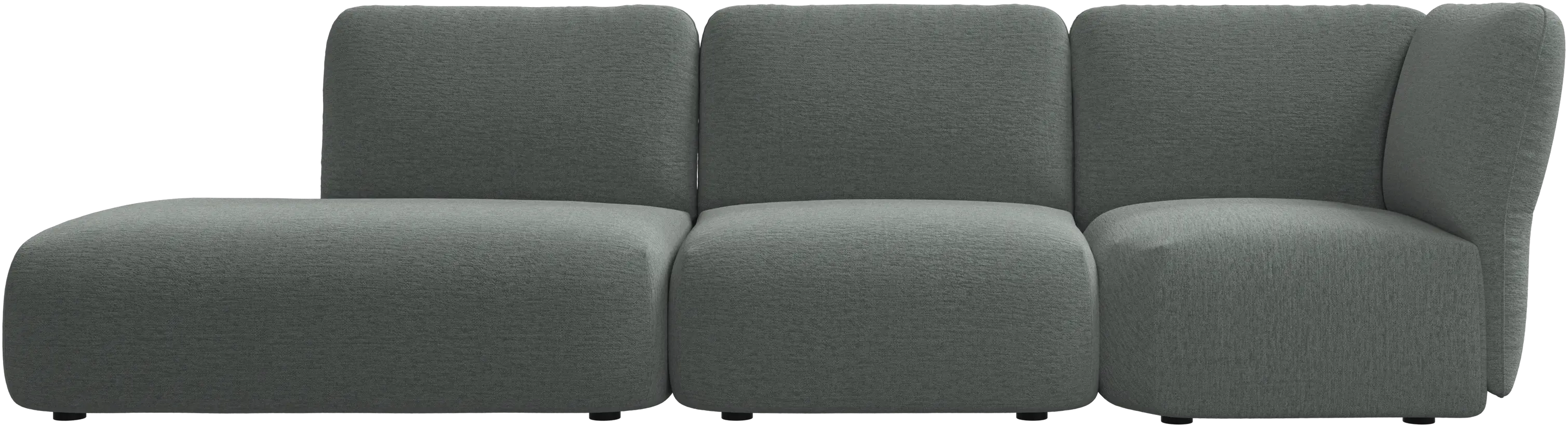 Paraggi sofa with lounging unit right