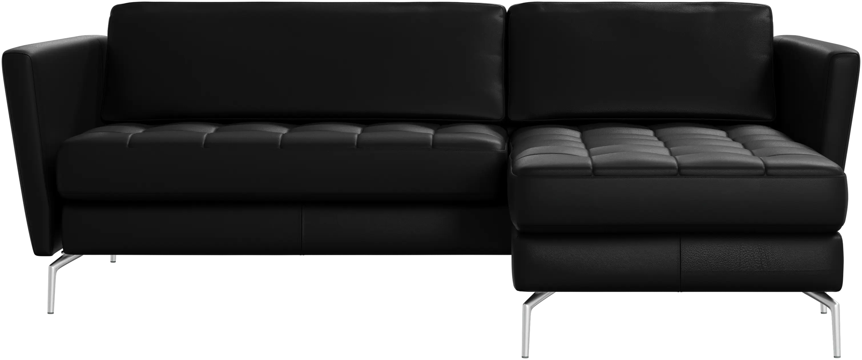 Osaka sofa with resting unit, tufted seat