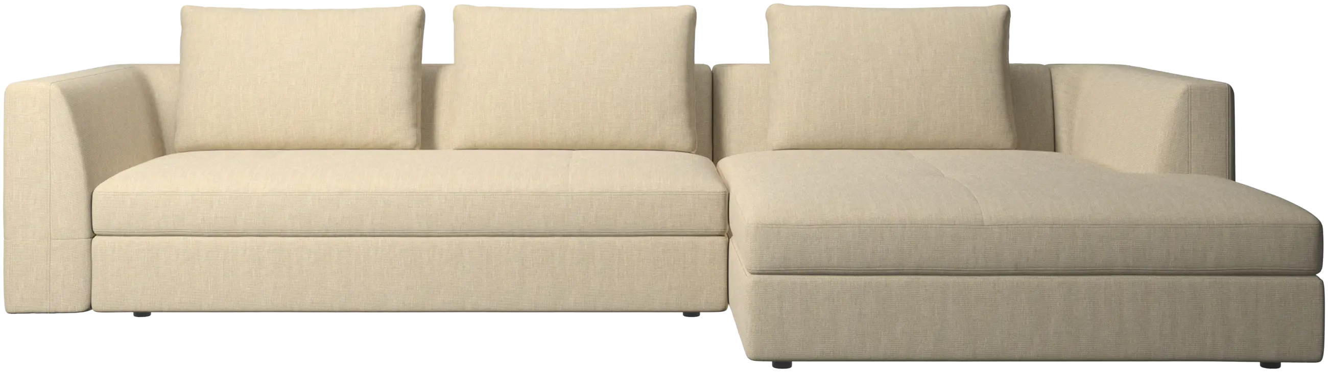 Bergamo sofa with resting unit