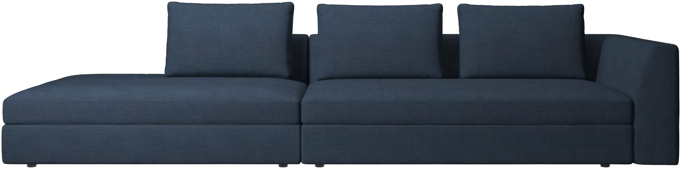 Bergamo sofa with lounging unit