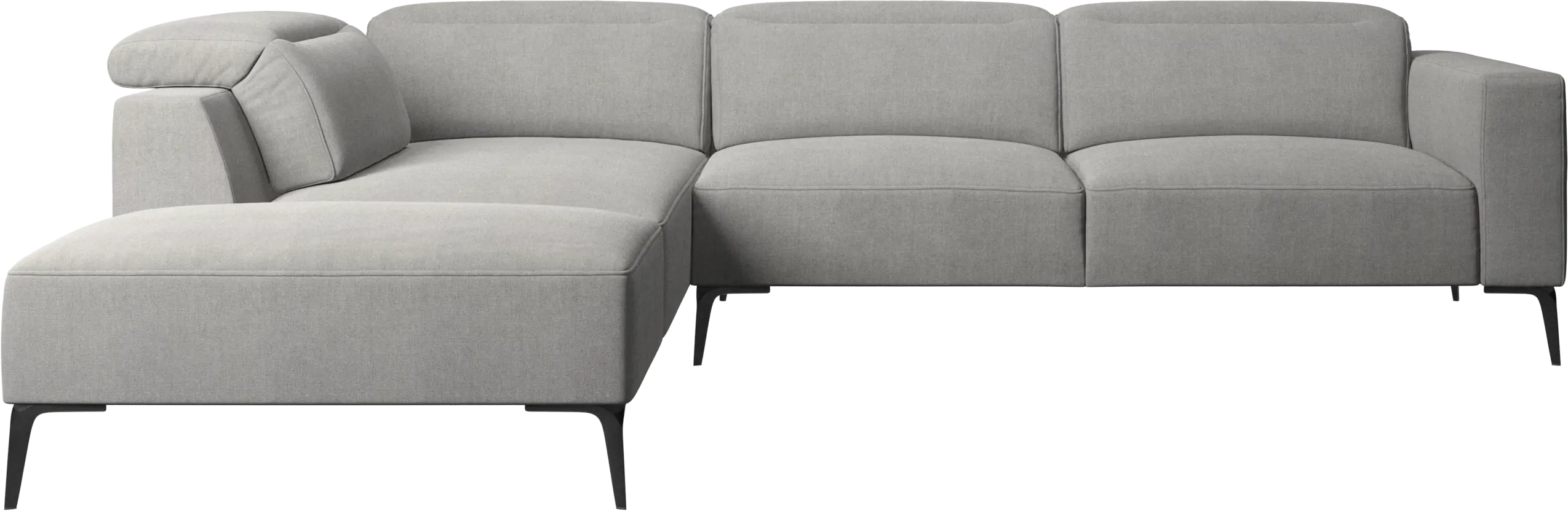 Zürich corner sofa with lounging unit