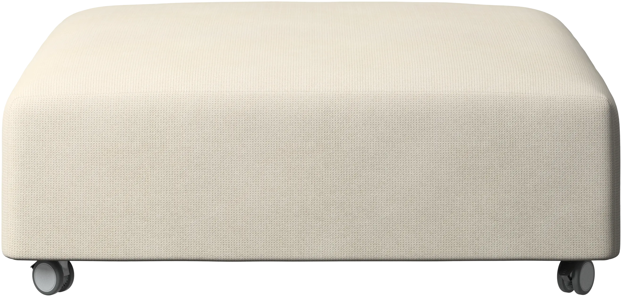 Hampton pouf on wheels