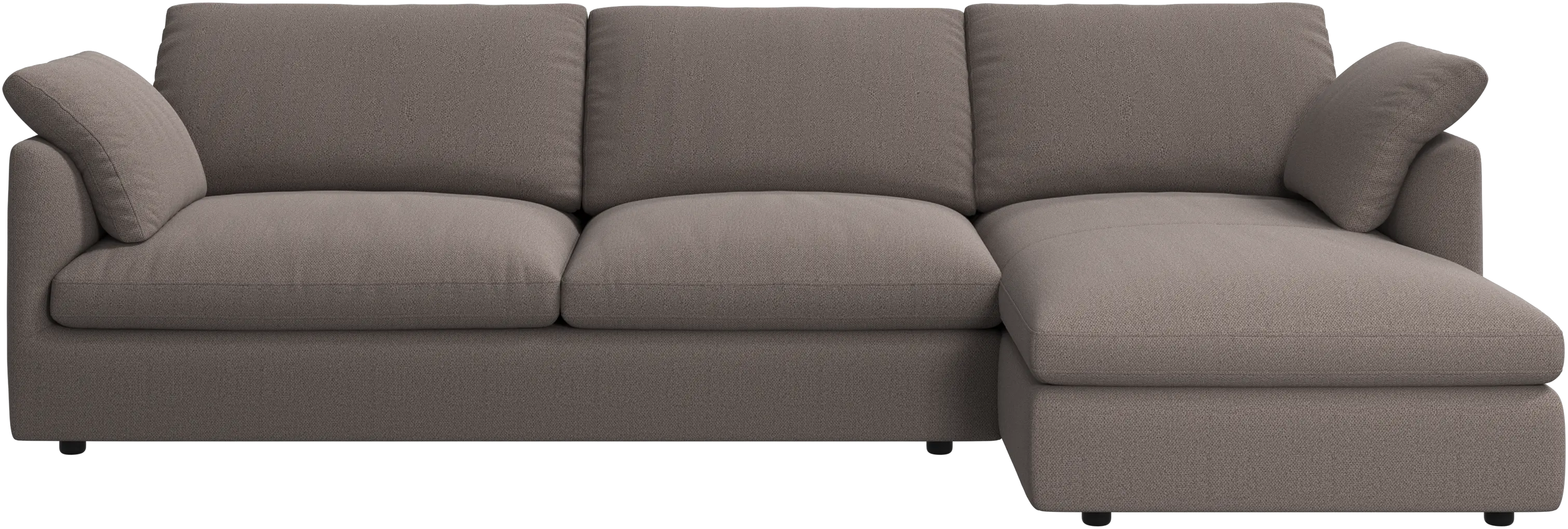 Milano sofa with chaise longue right