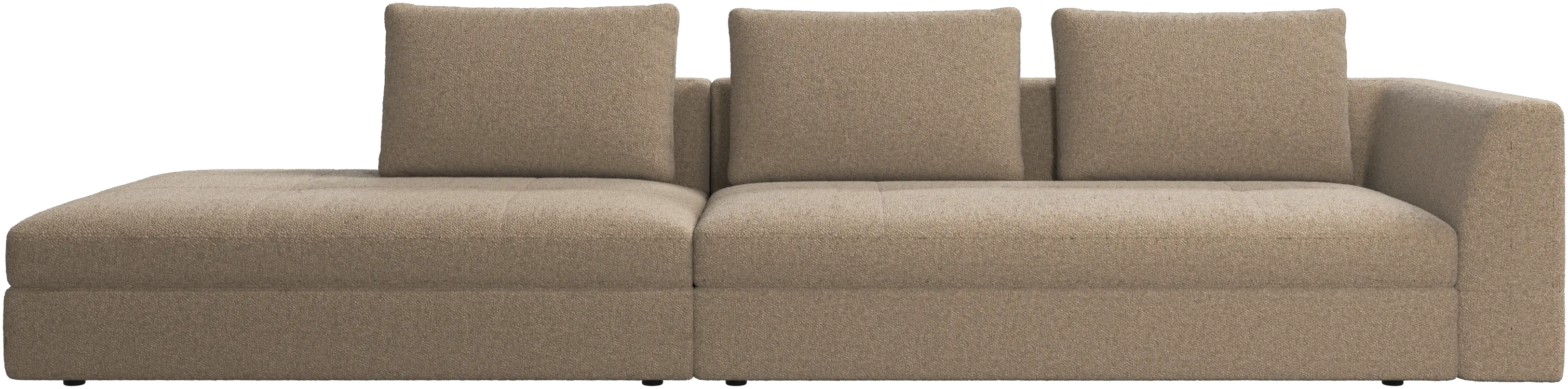 Bergamo sofa with lounging unit