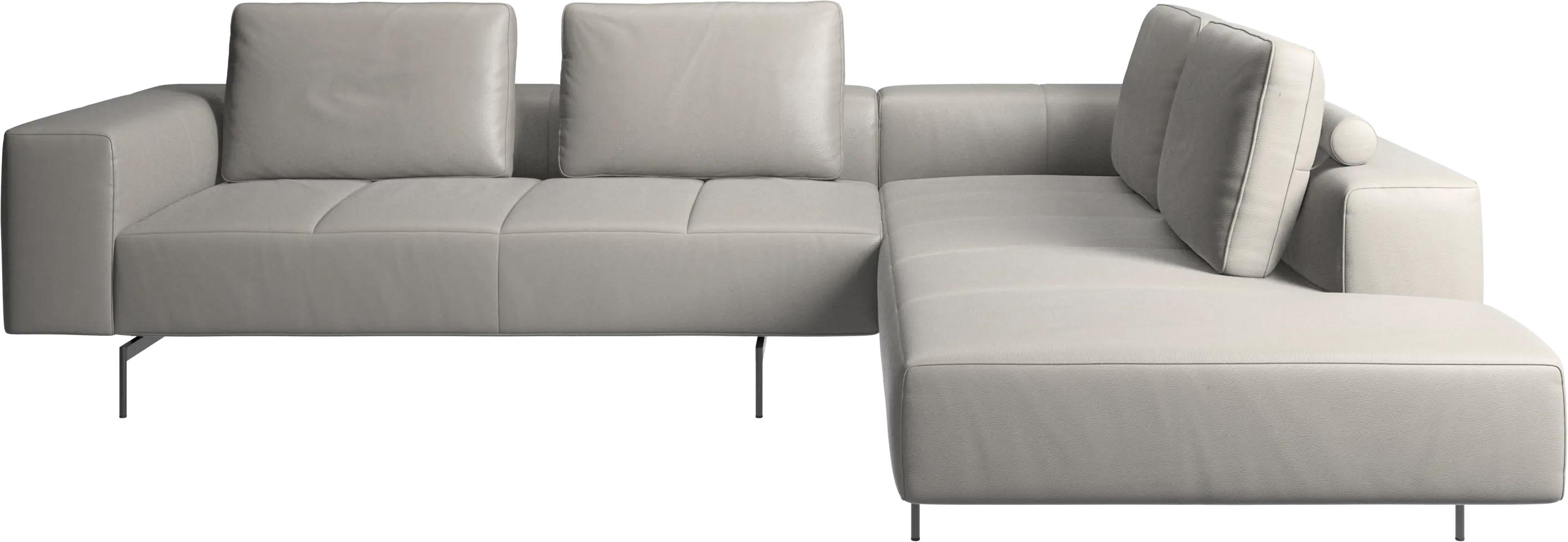 Amsterdam corner sofa with lounging unit