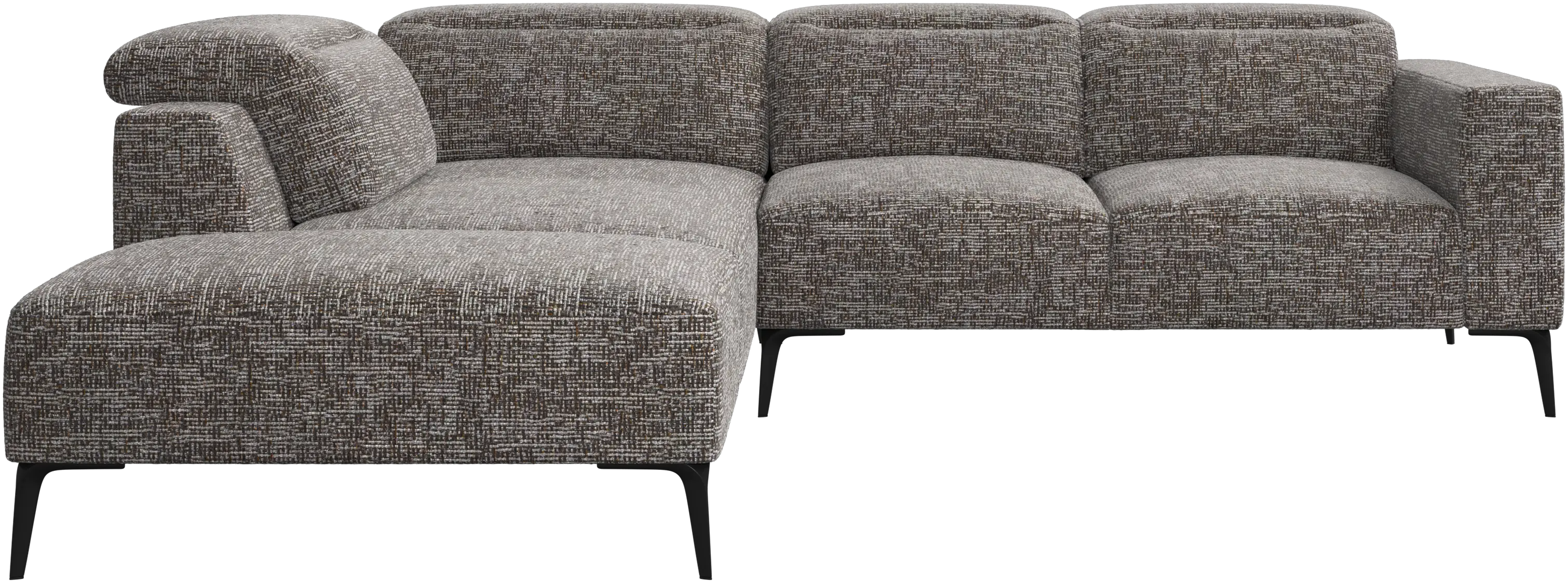 Zürich corner sofa with lounging unit