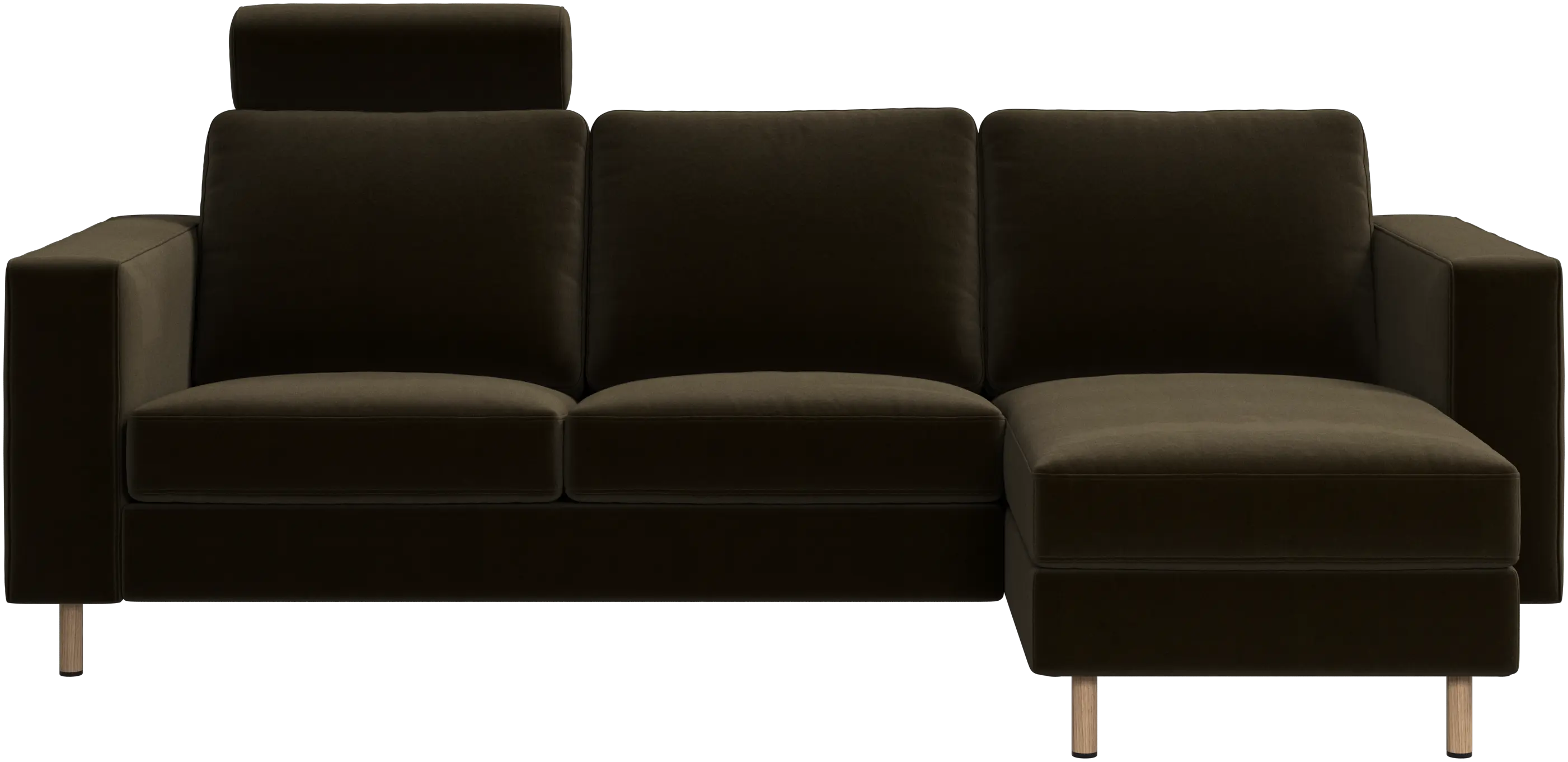 Sofá Indivi con módulo chaise-longue a la derecha