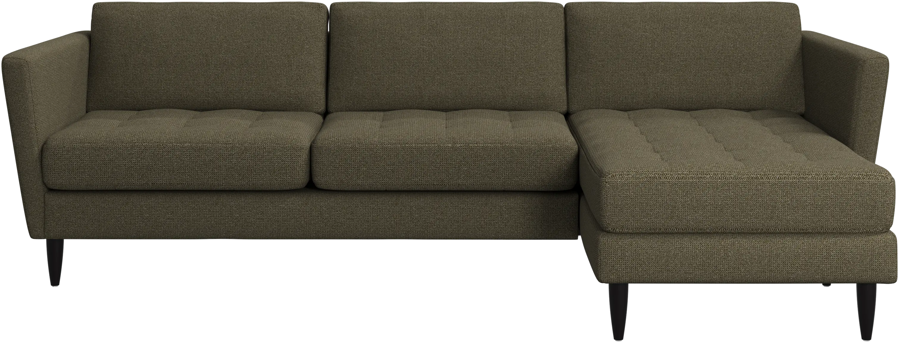 Osaka sofa with resting unit, tufted seat