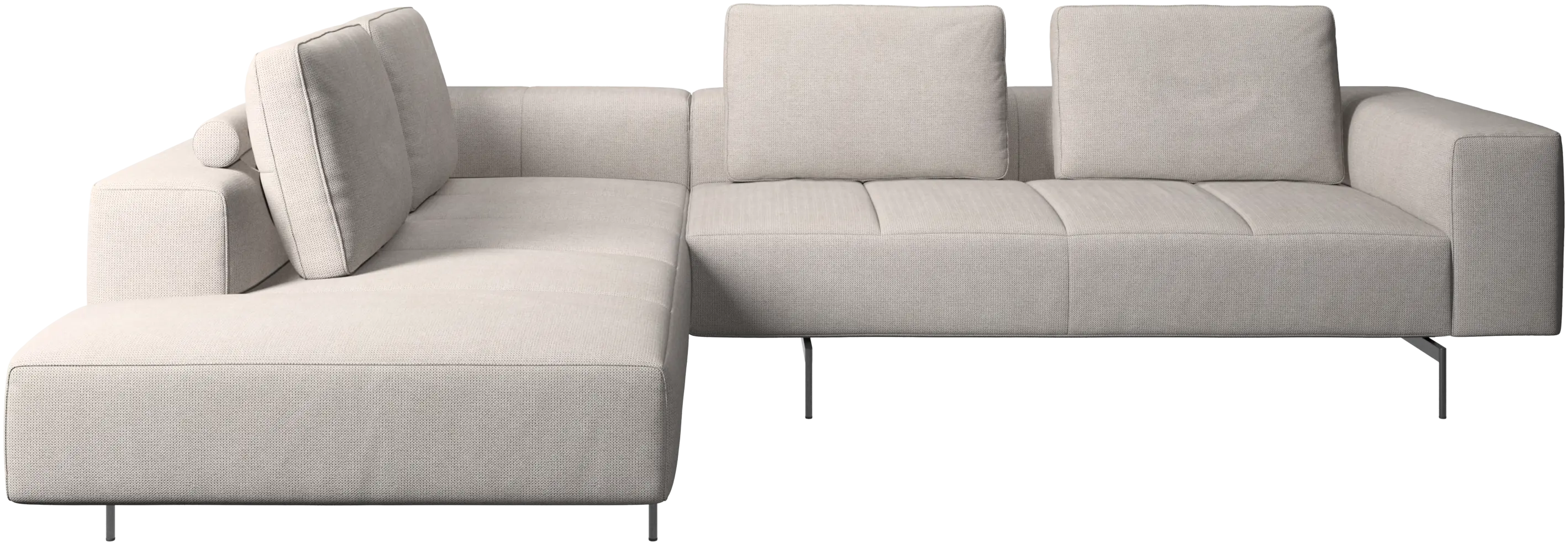 Amsterdam corner sofa with lounging unit