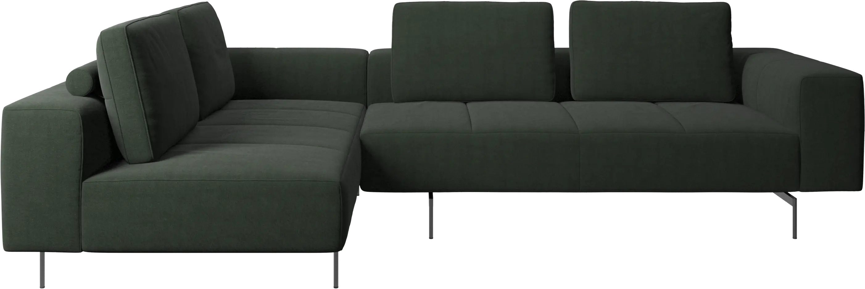 Amsterdam corner sofa with lounging unit